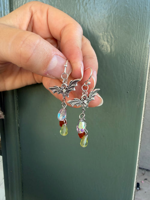 Bat Dangle Earrings