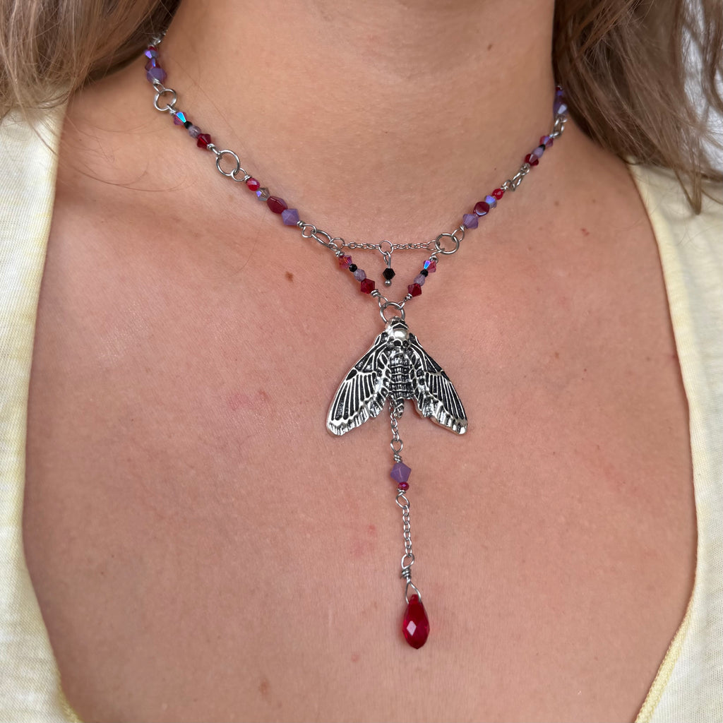 Forbidden Moth Necklace