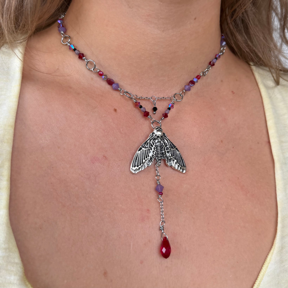 Forbidden Moth Necklace