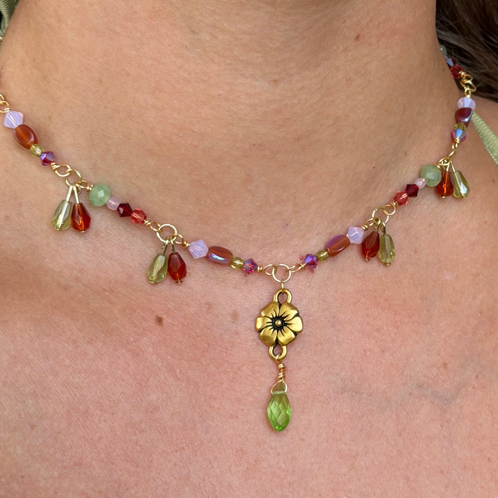Enchanted Blossom Choker Necklace