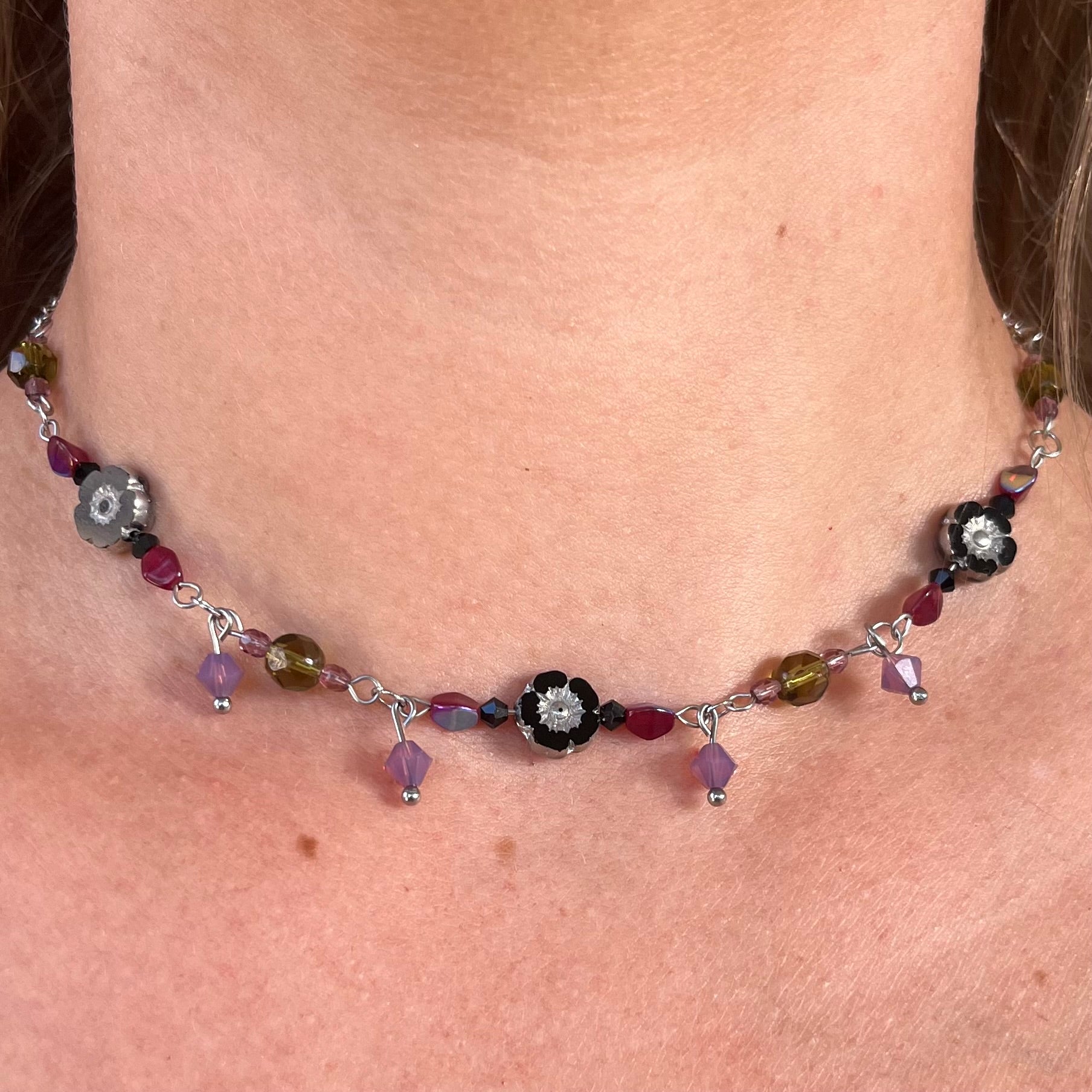 Shadowbloom Choker Necklace