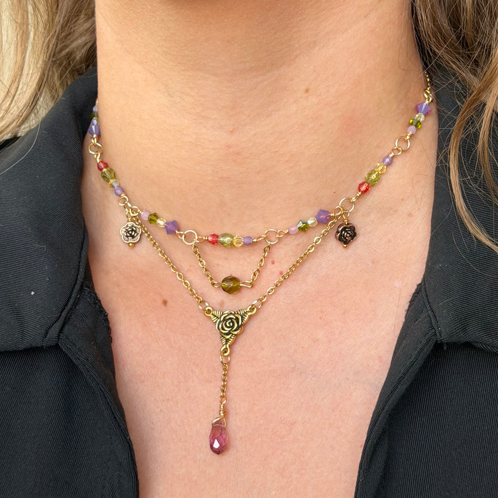 Lost Princess Petal Choker Necklace