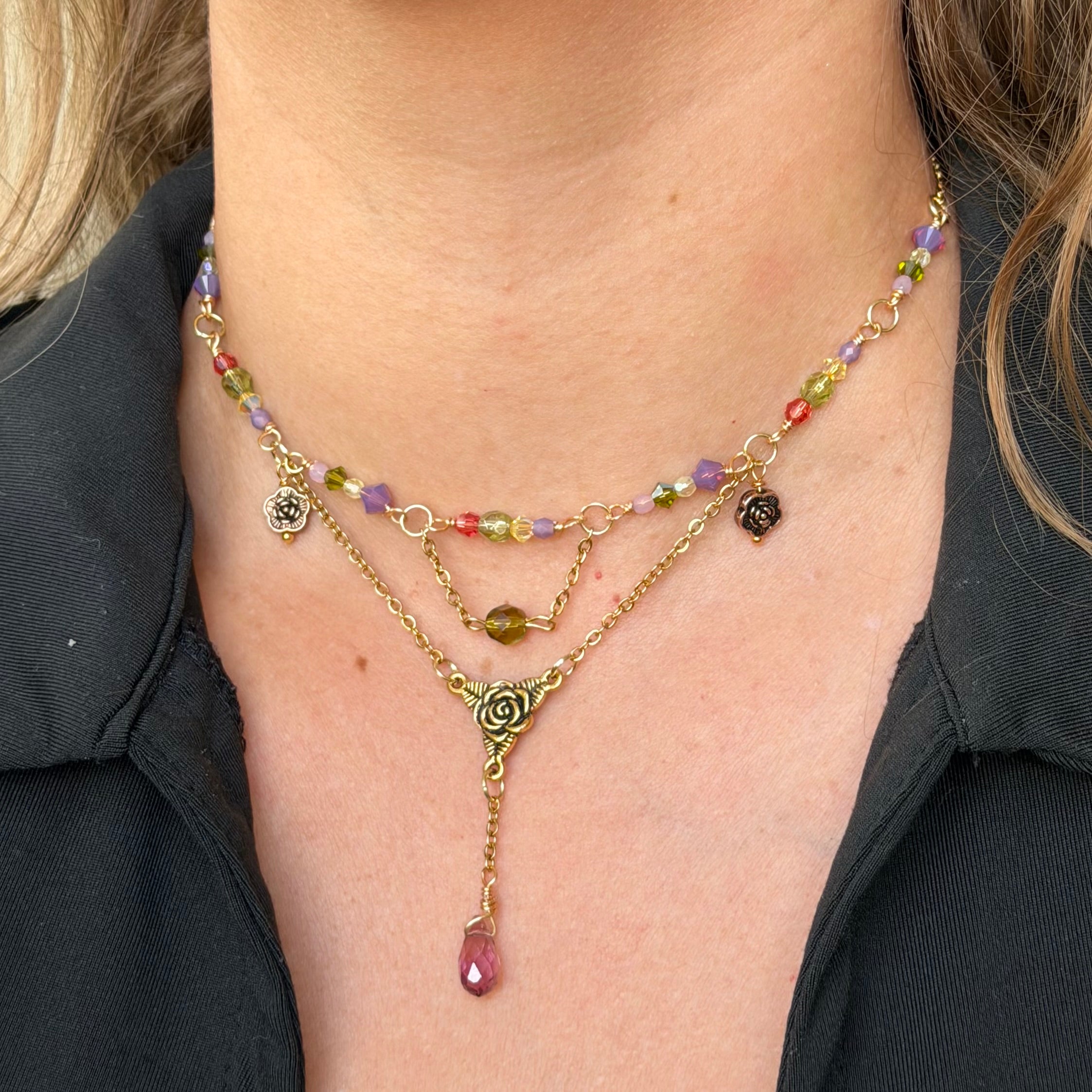 Lost Princess Petal Choker Necklace