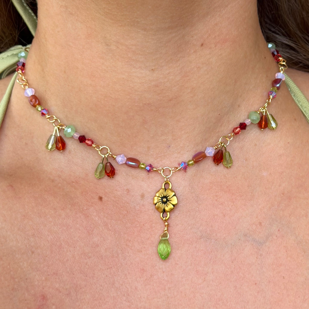 Enchanted Blossom Choker Necklace