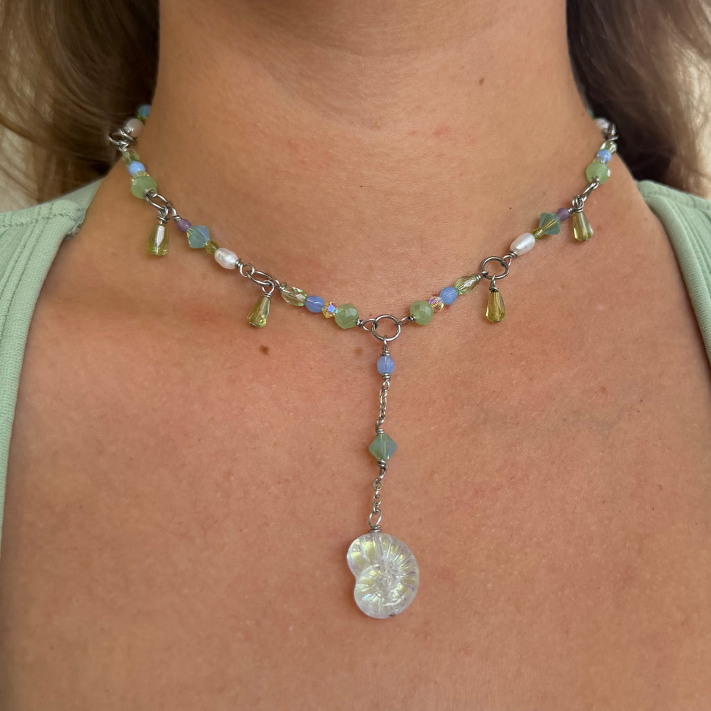 Sea Swirl Choker Necklace