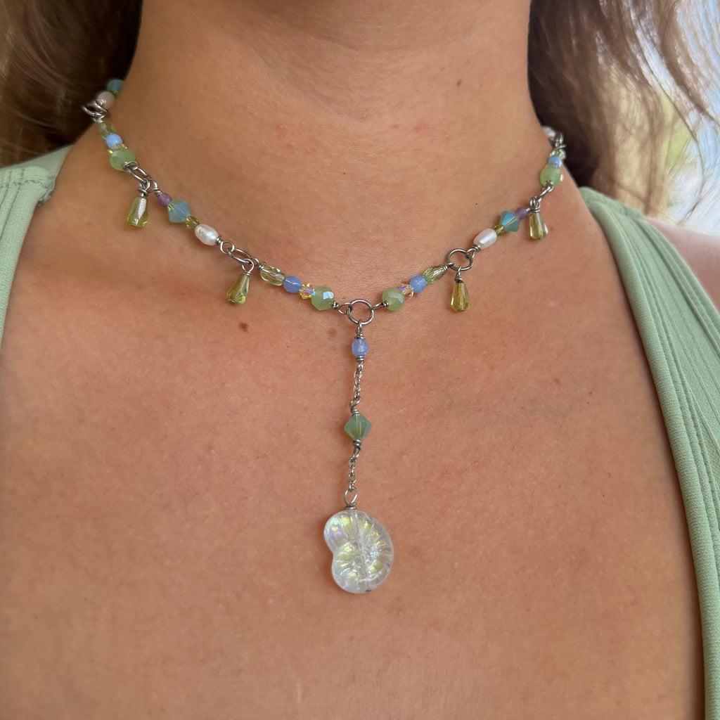 Sea Swirl Choker Necklace