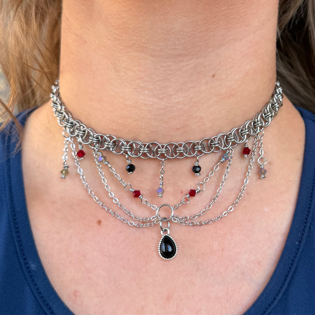 Roseblood Spirit Chain Choker Necklace