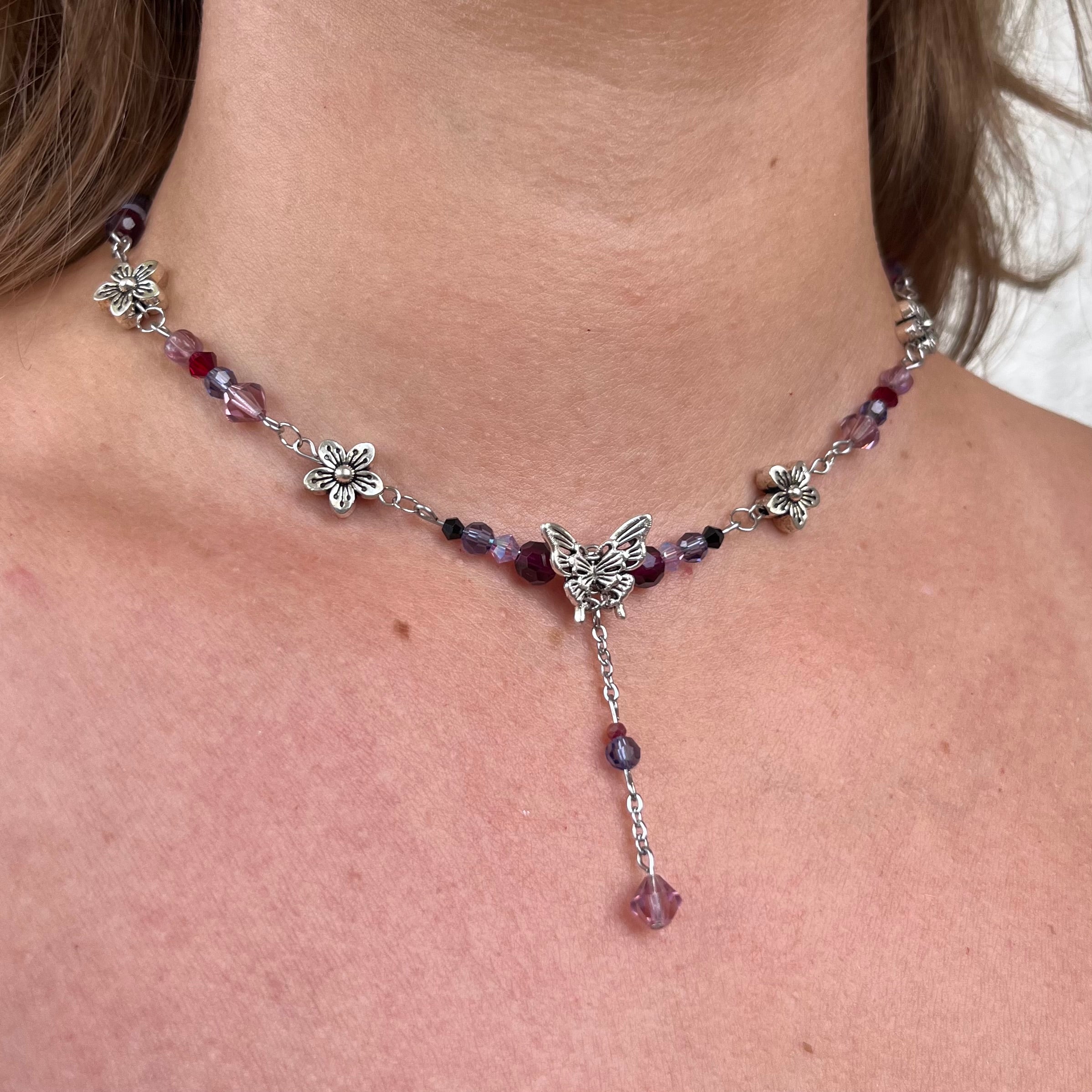 Flower Flutter Necklace