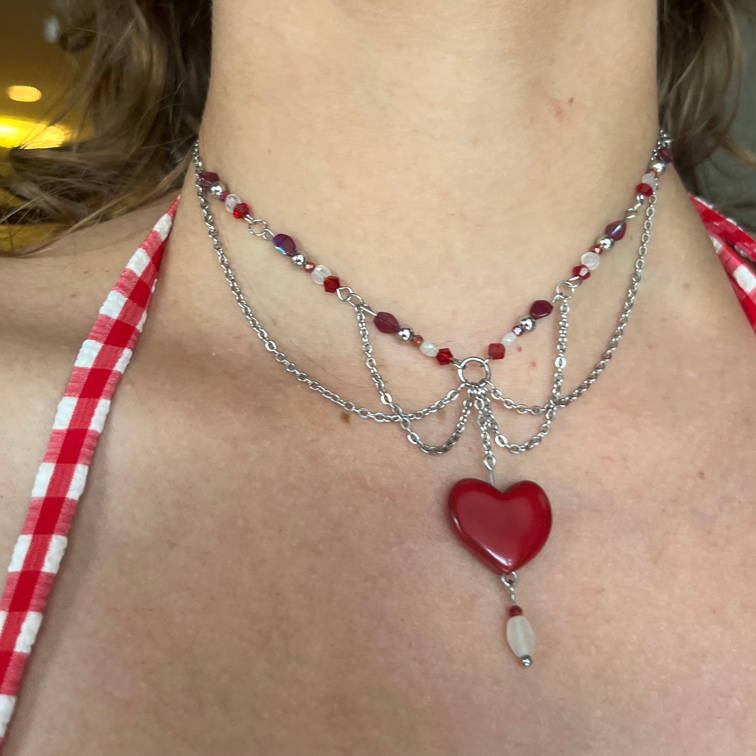 I Heart You Choker Necklace