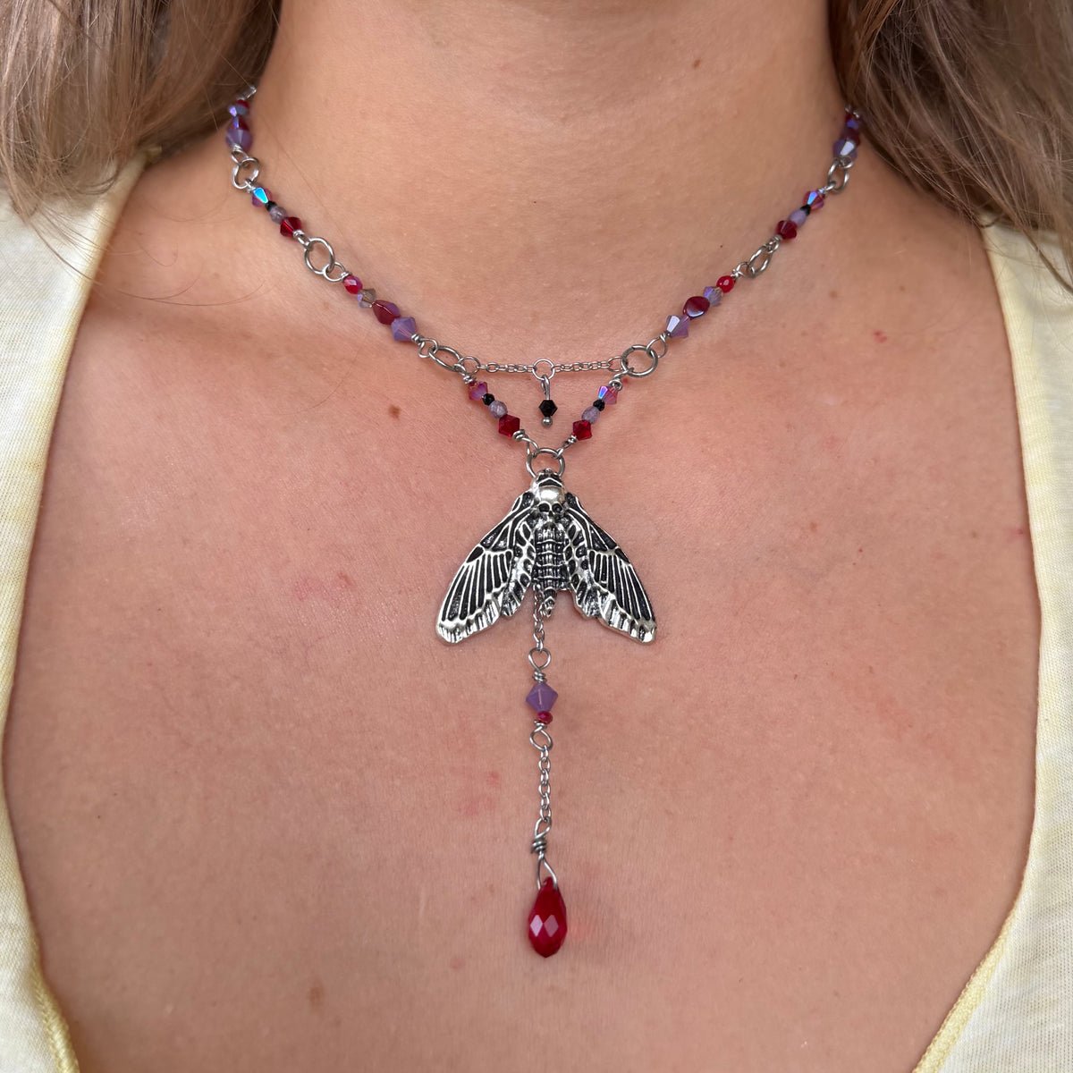 Forbidden Moth Necklace