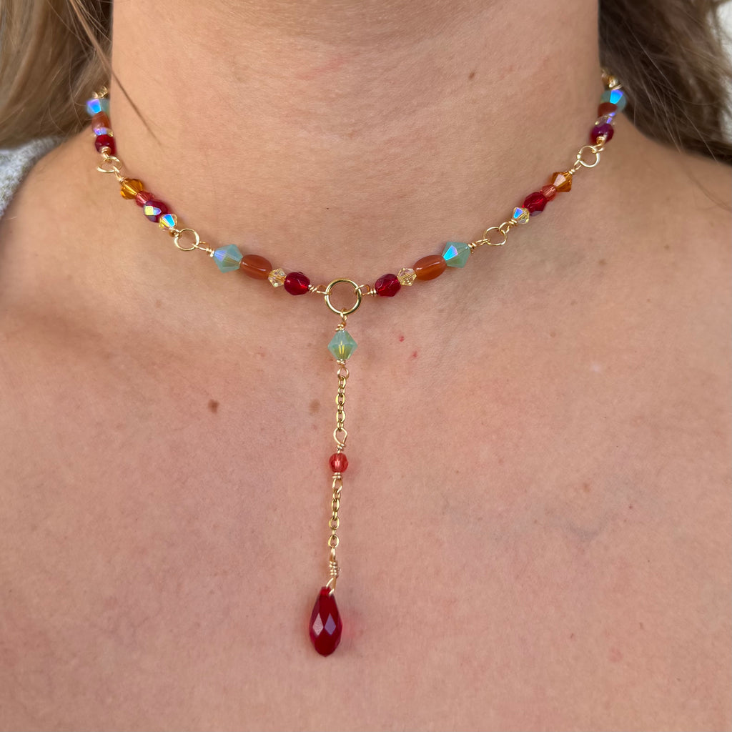 Sweet Candy Drop Choker Necklace