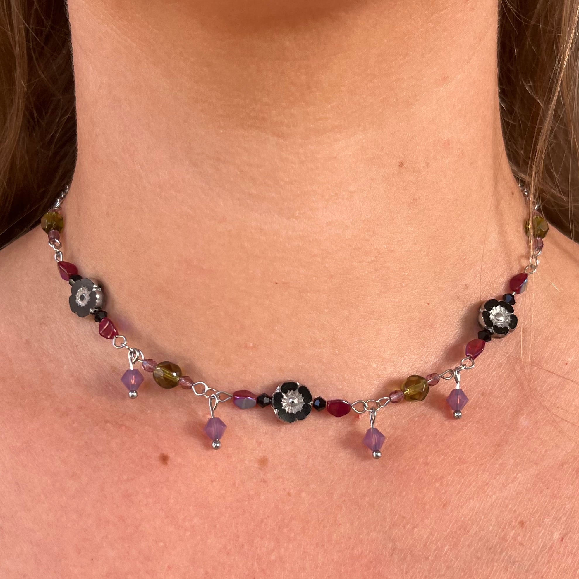 Shadowbloom Choker Necklace