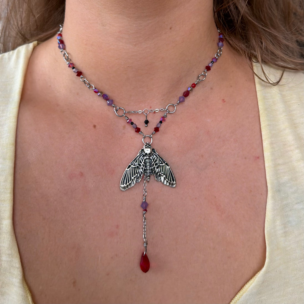 Forbidden Moth Necklace