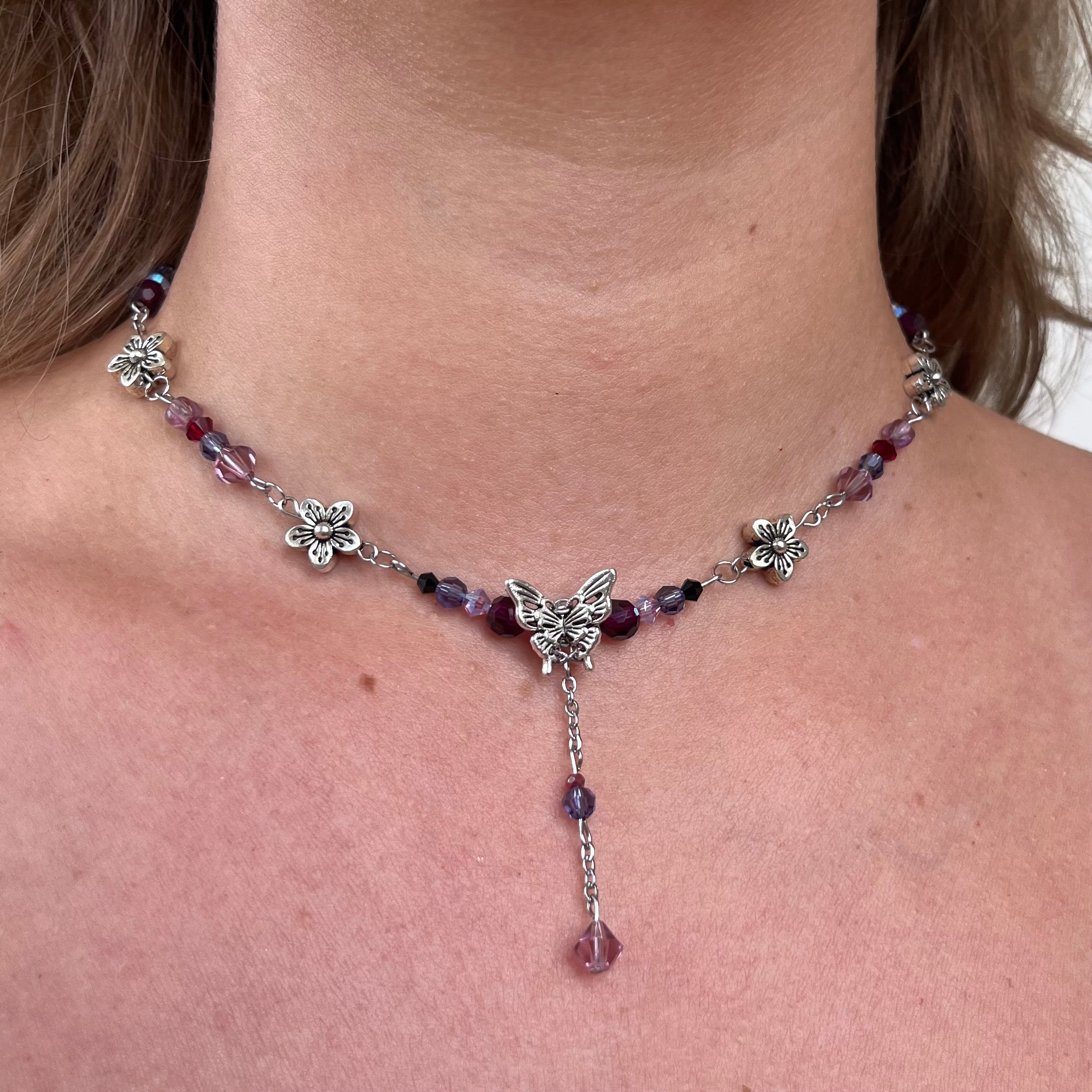 Flower Flutter Necklace