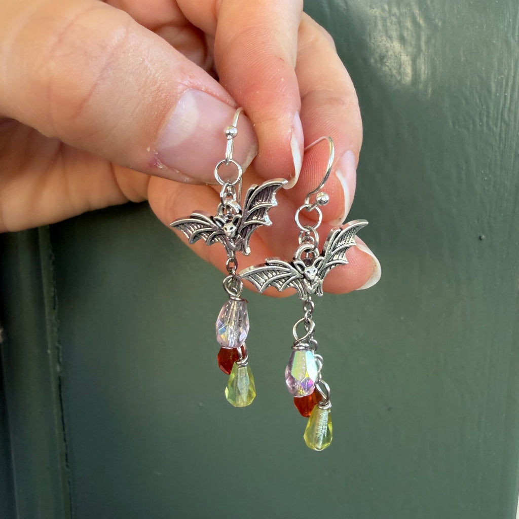 Bat Dangle Earrings