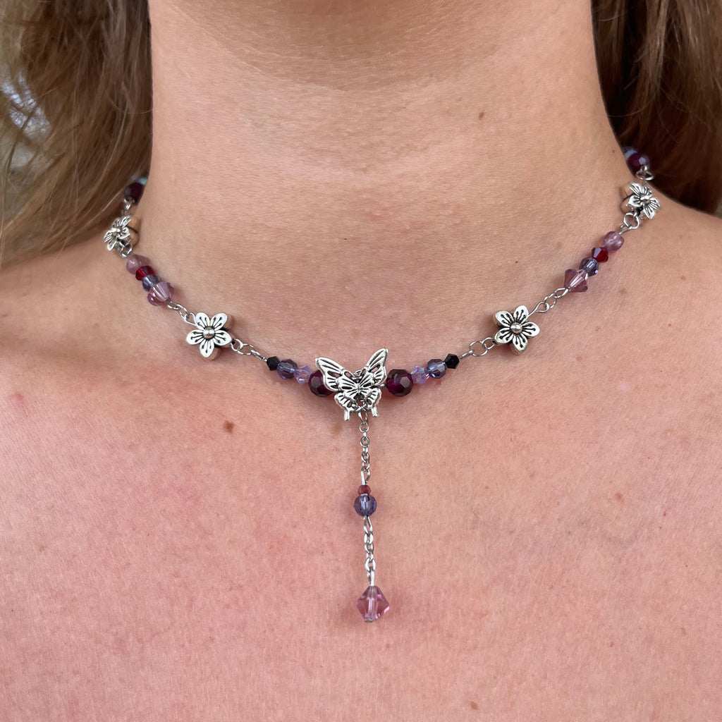 Flower Flutter Necklace