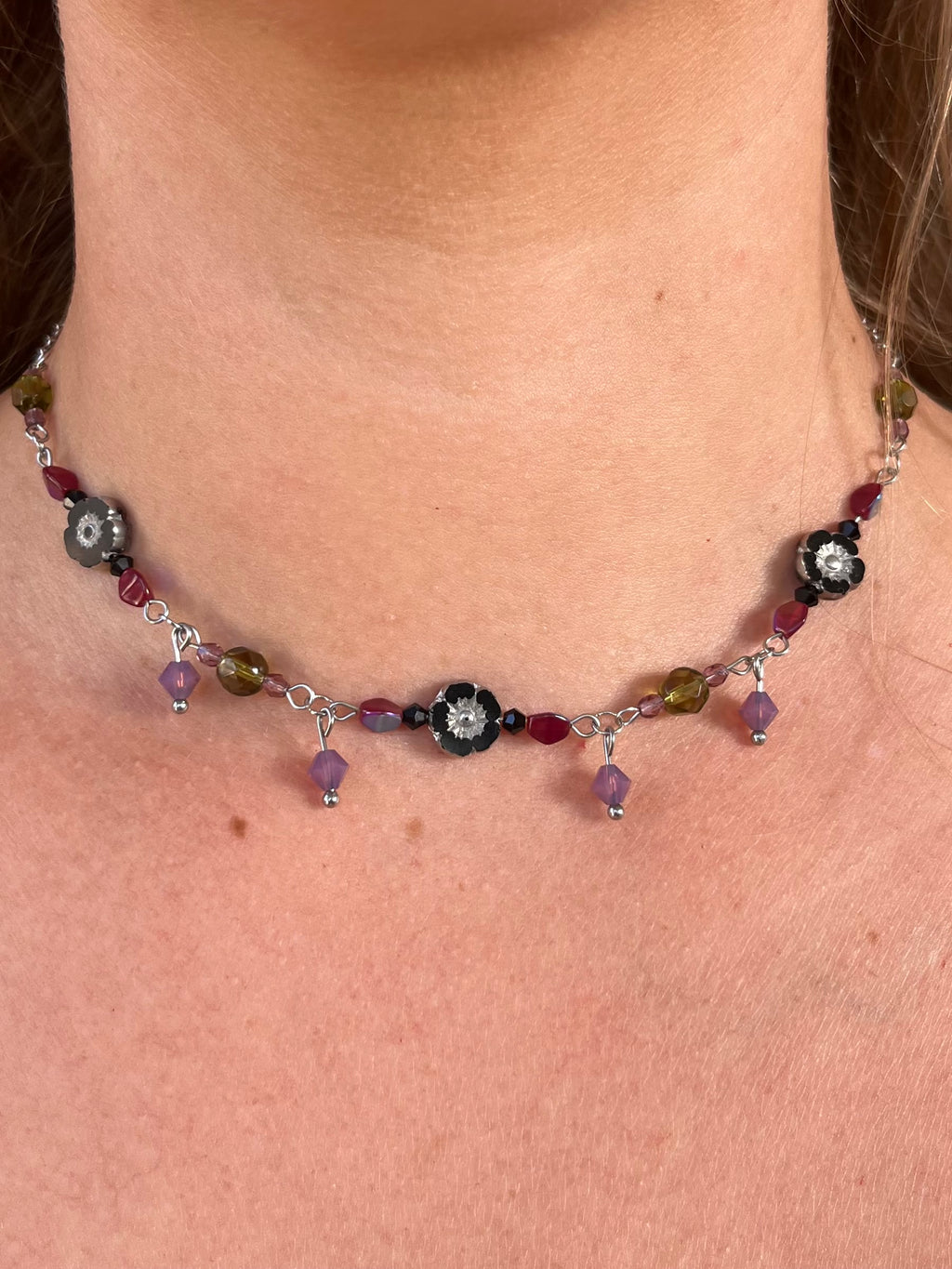 Shadowbloom Choker Necklace