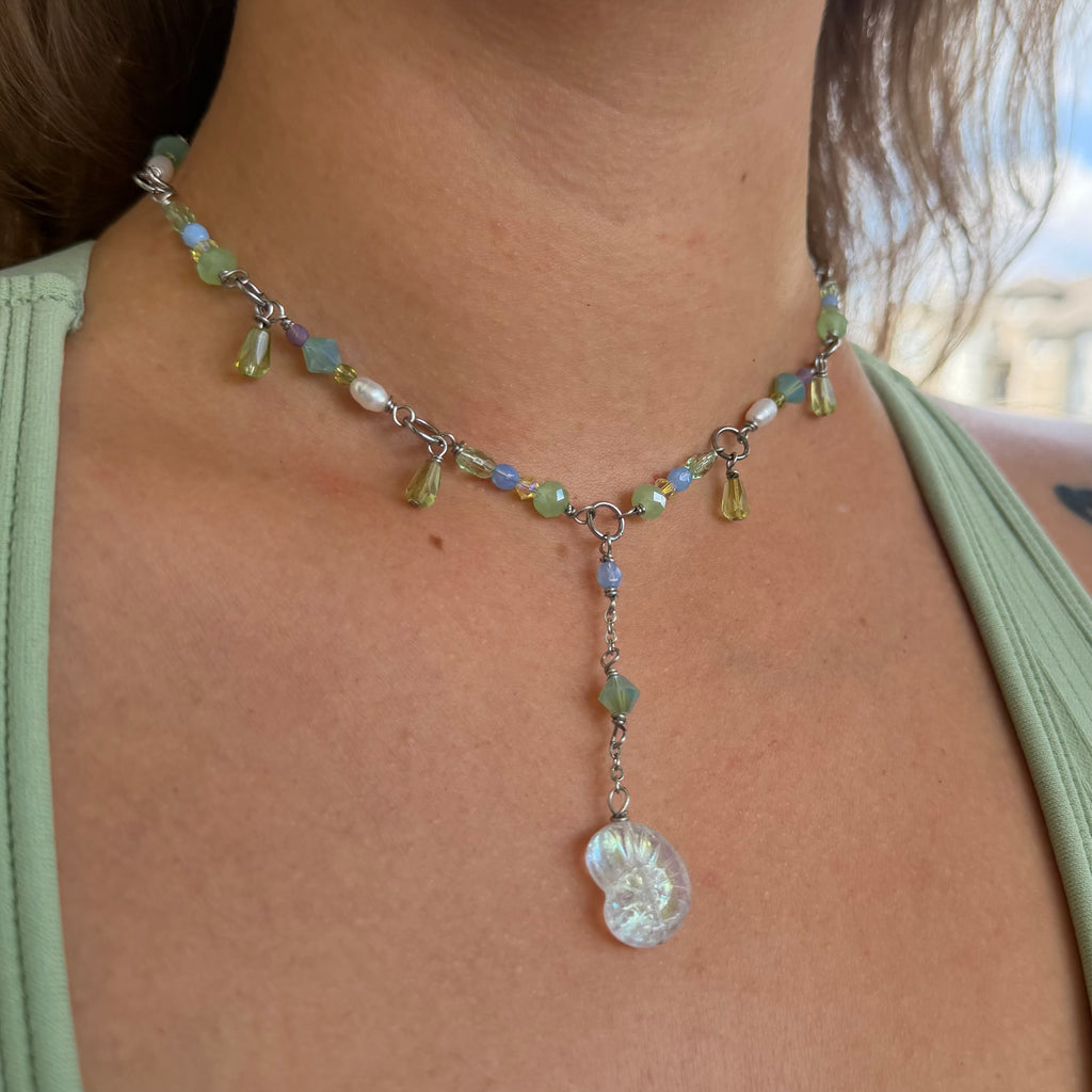 Sea Swirl Choker Necklace