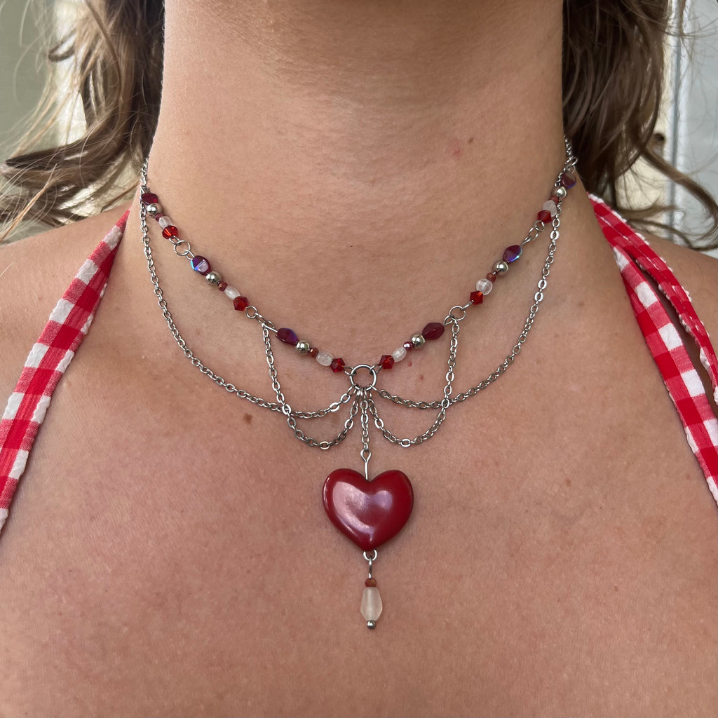 I Heart You Choker Necklace
