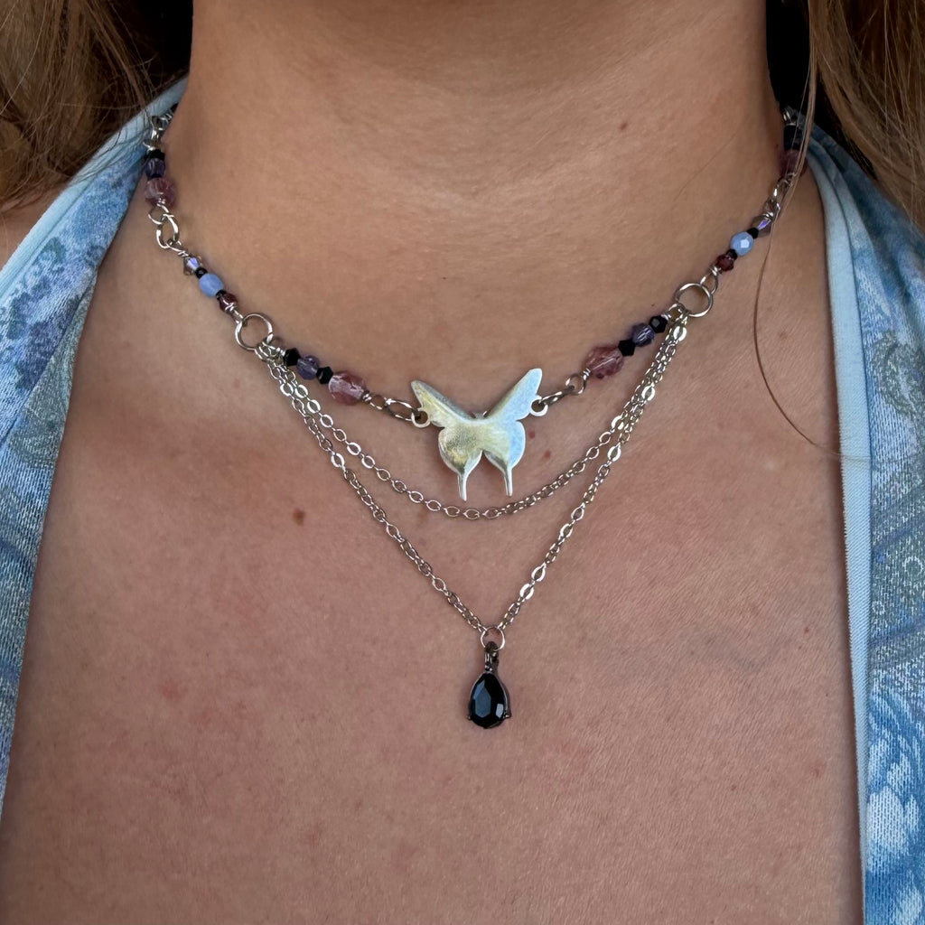 Pretty Girl Butterfly Necklace