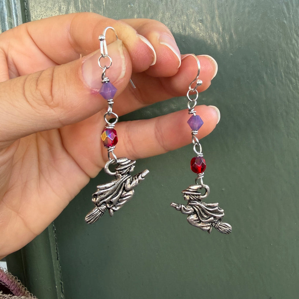 Witchy Witch Dangle Earrings