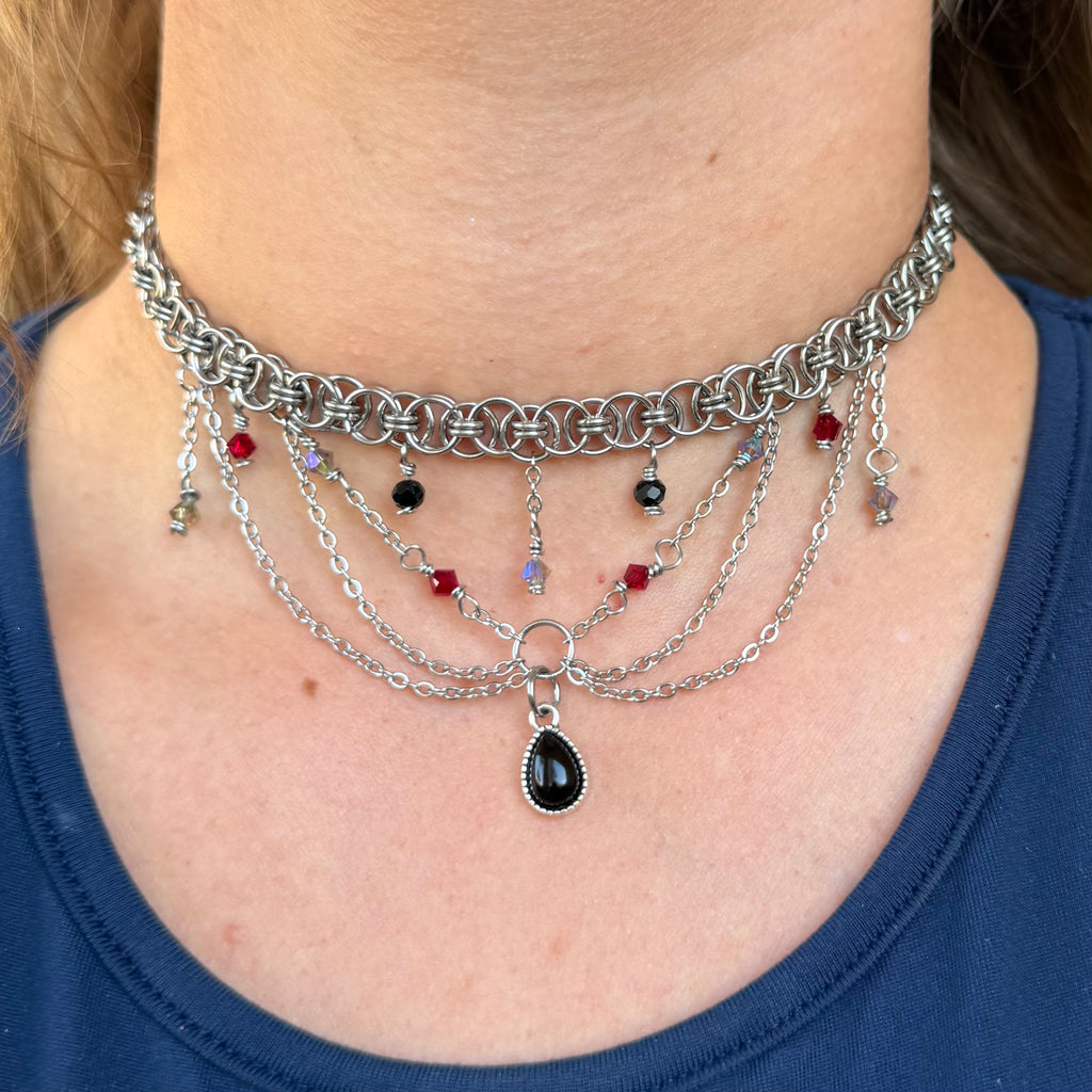Roseblood Spirit Chain Choker Necklace