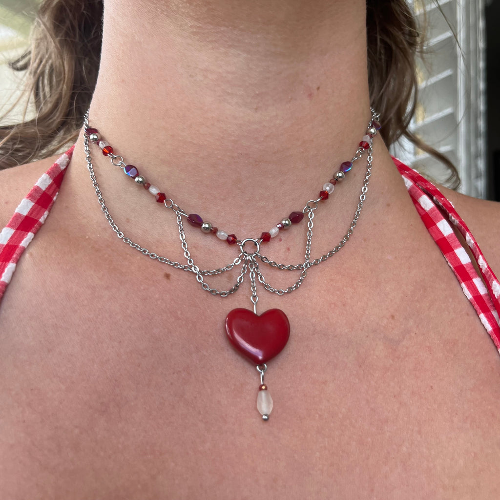 I Heart You Choker Necklace