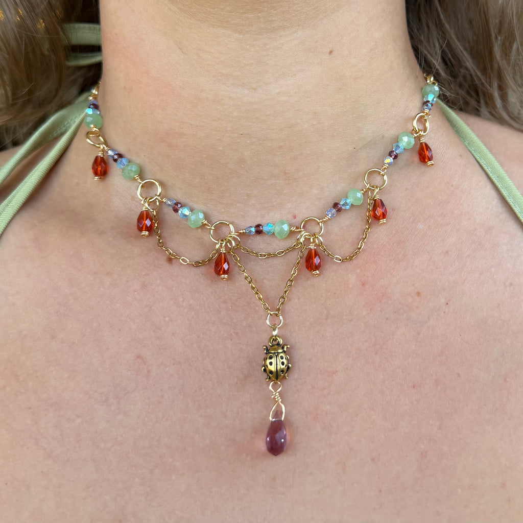 Lady of the Bugs Necklace