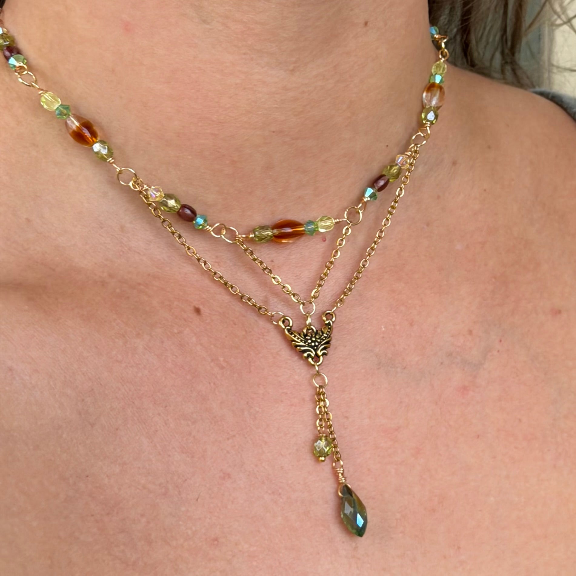 Feeling Green Necklace