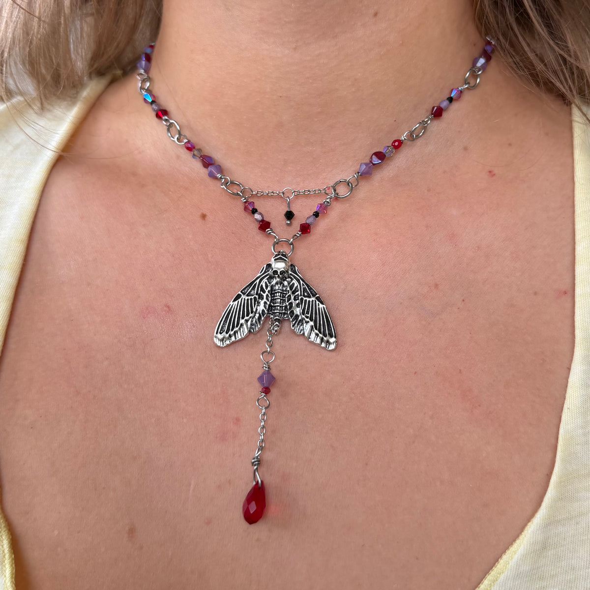 Forbidden Moth Necklace