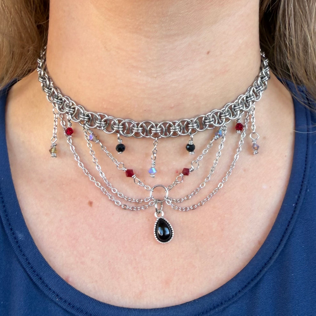 Roseblood Spirit Chain Choker Necklace