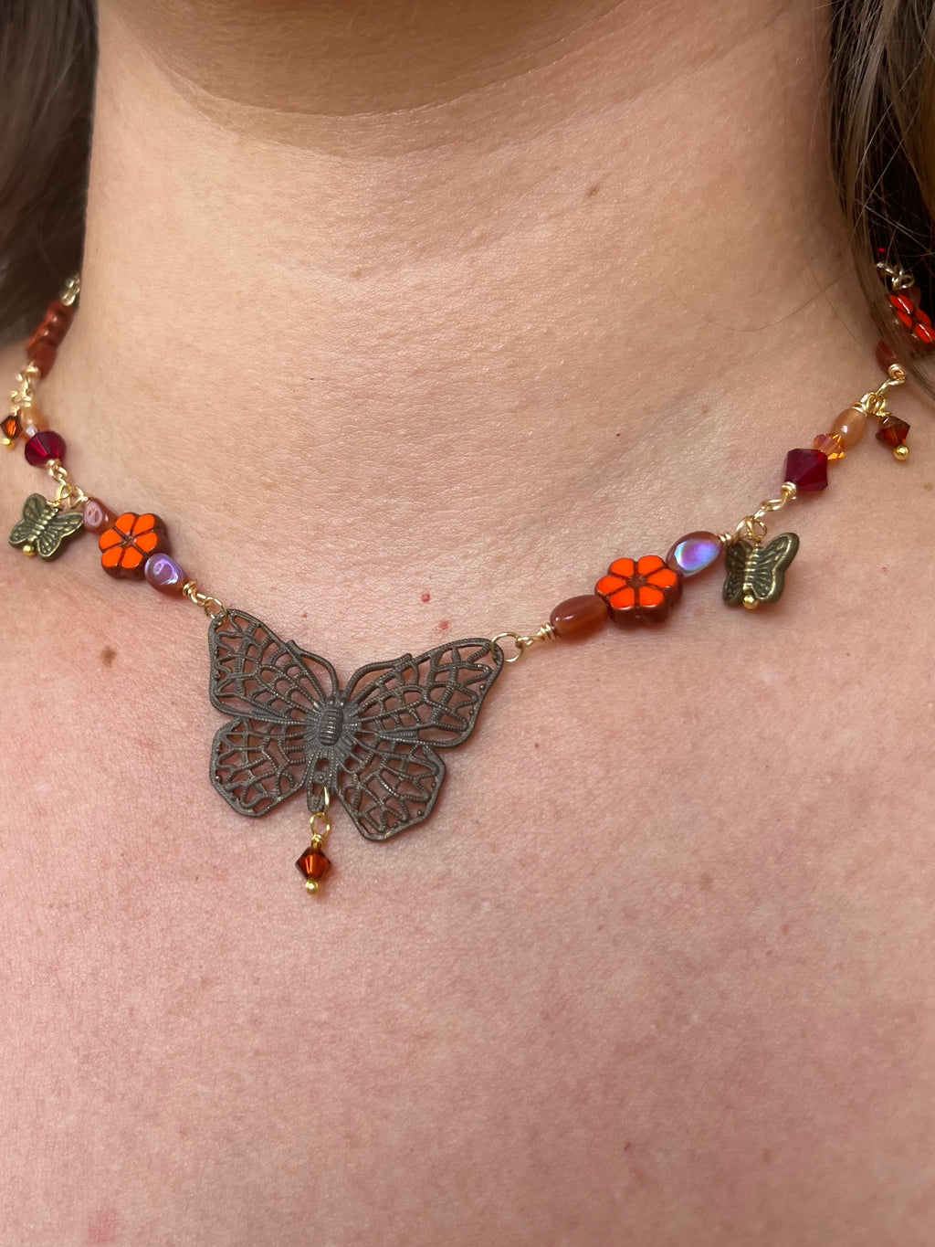 Sunkissed Solstice Butterfly Necklace