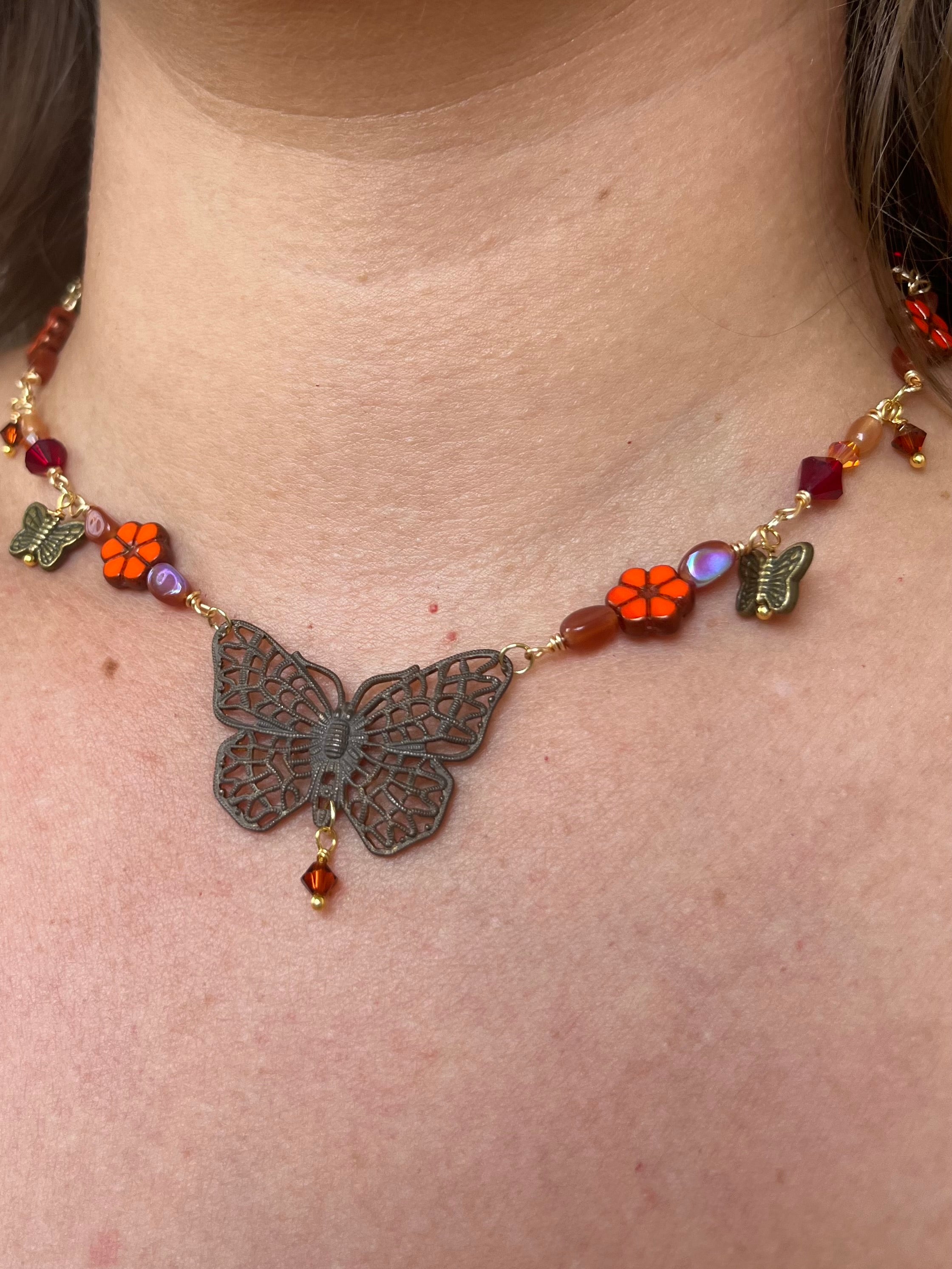 Sunkissed Solstice Butterfly Necklace
