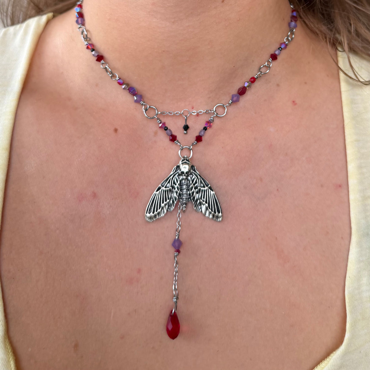 Forbidden Moth Necklace