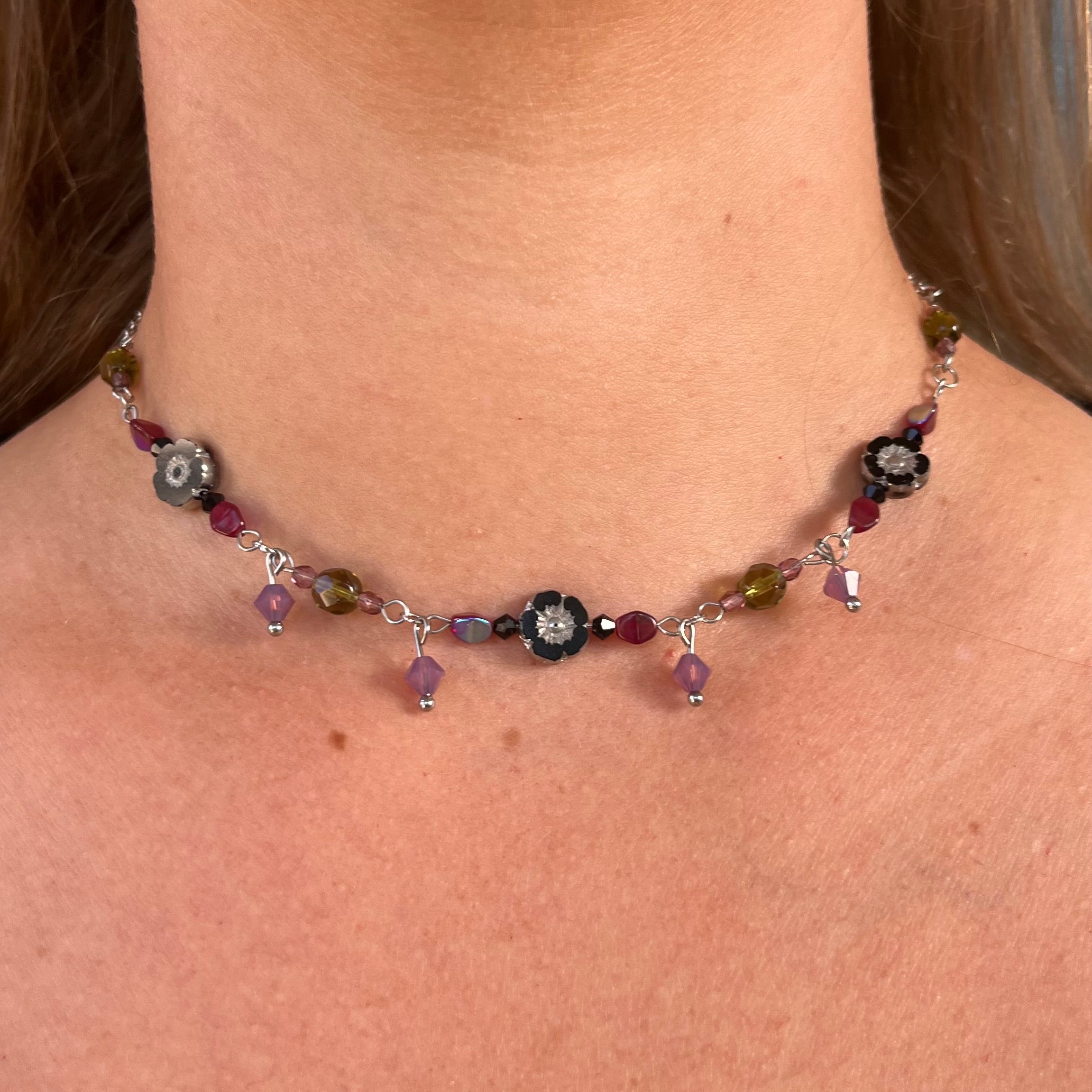 Shadowbloom Choker Necklace