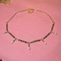 Emerald Dream Green and Gold Choker Necklace