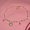 Heart Locket Choker Necklace