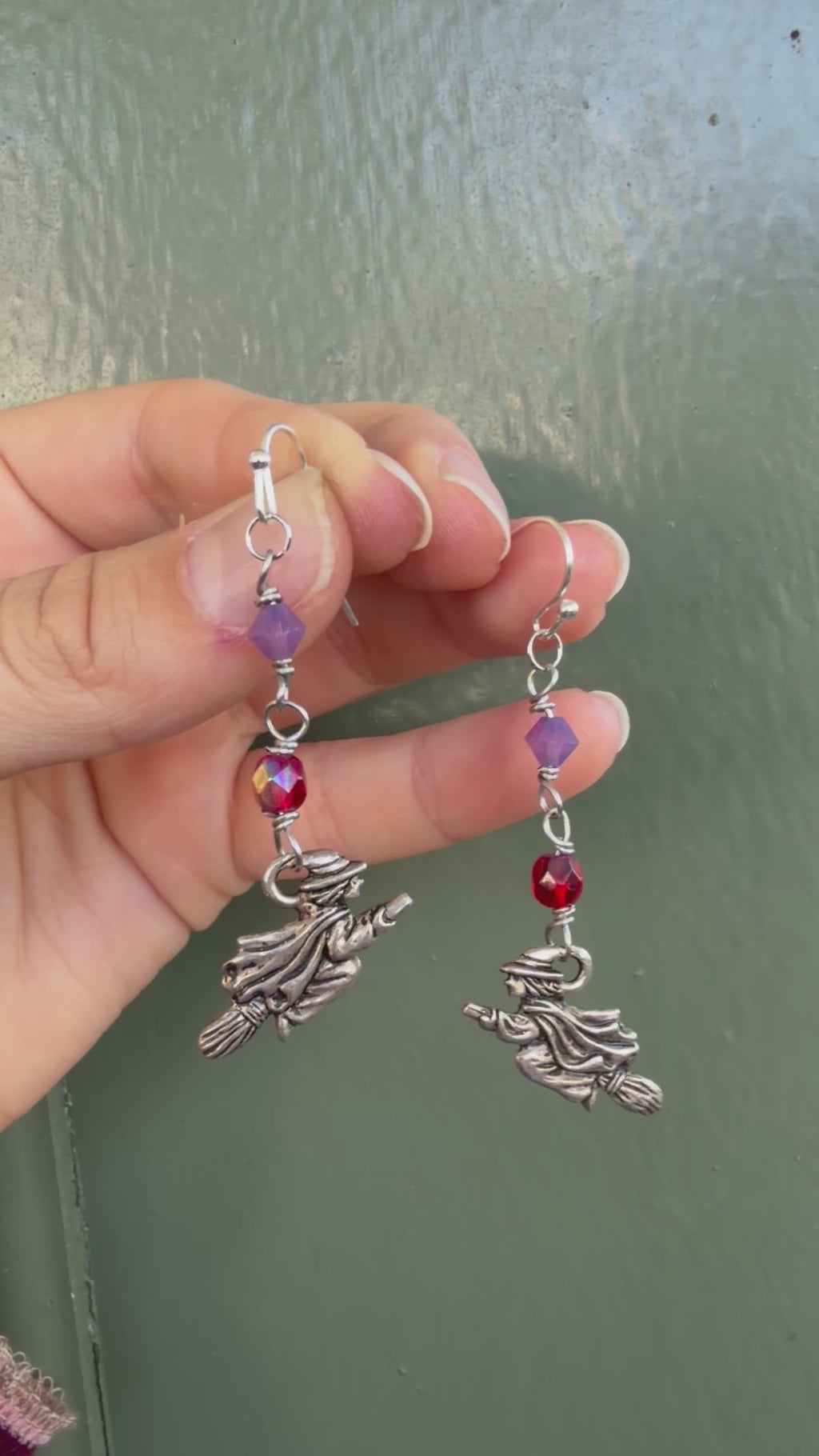 Witchy Witch Dangle Earrings