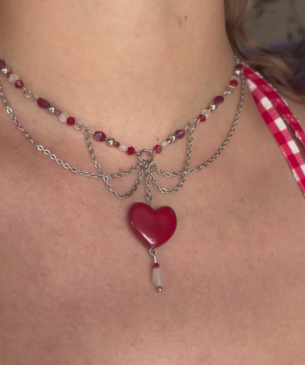 I Heart You Choker Necklace
