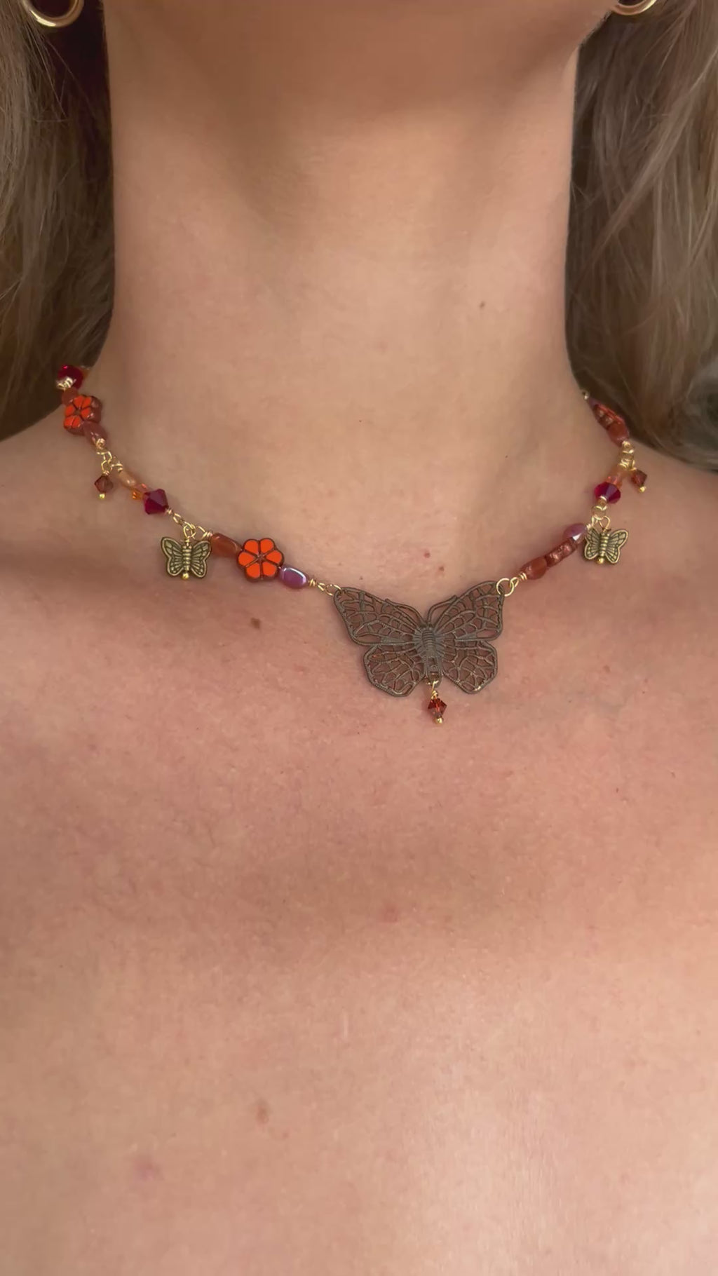 Sunkissed Solstice Butterfly Necklace