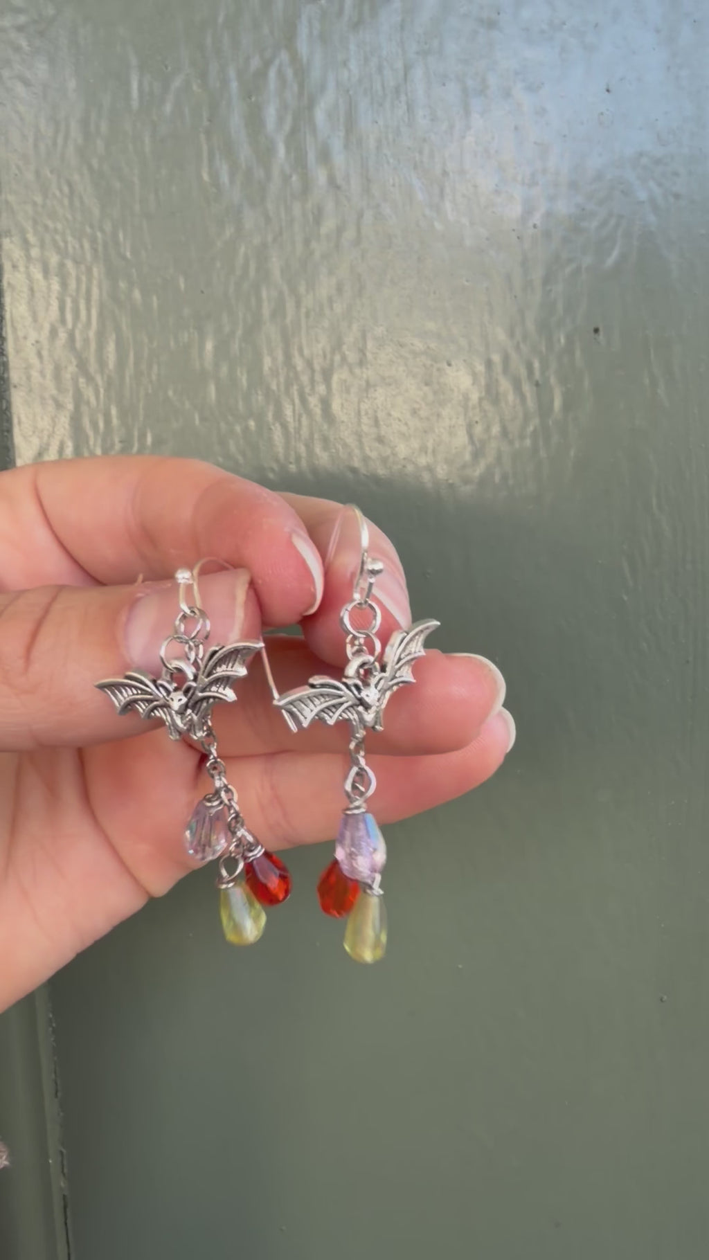 Bat Dangle Earrings