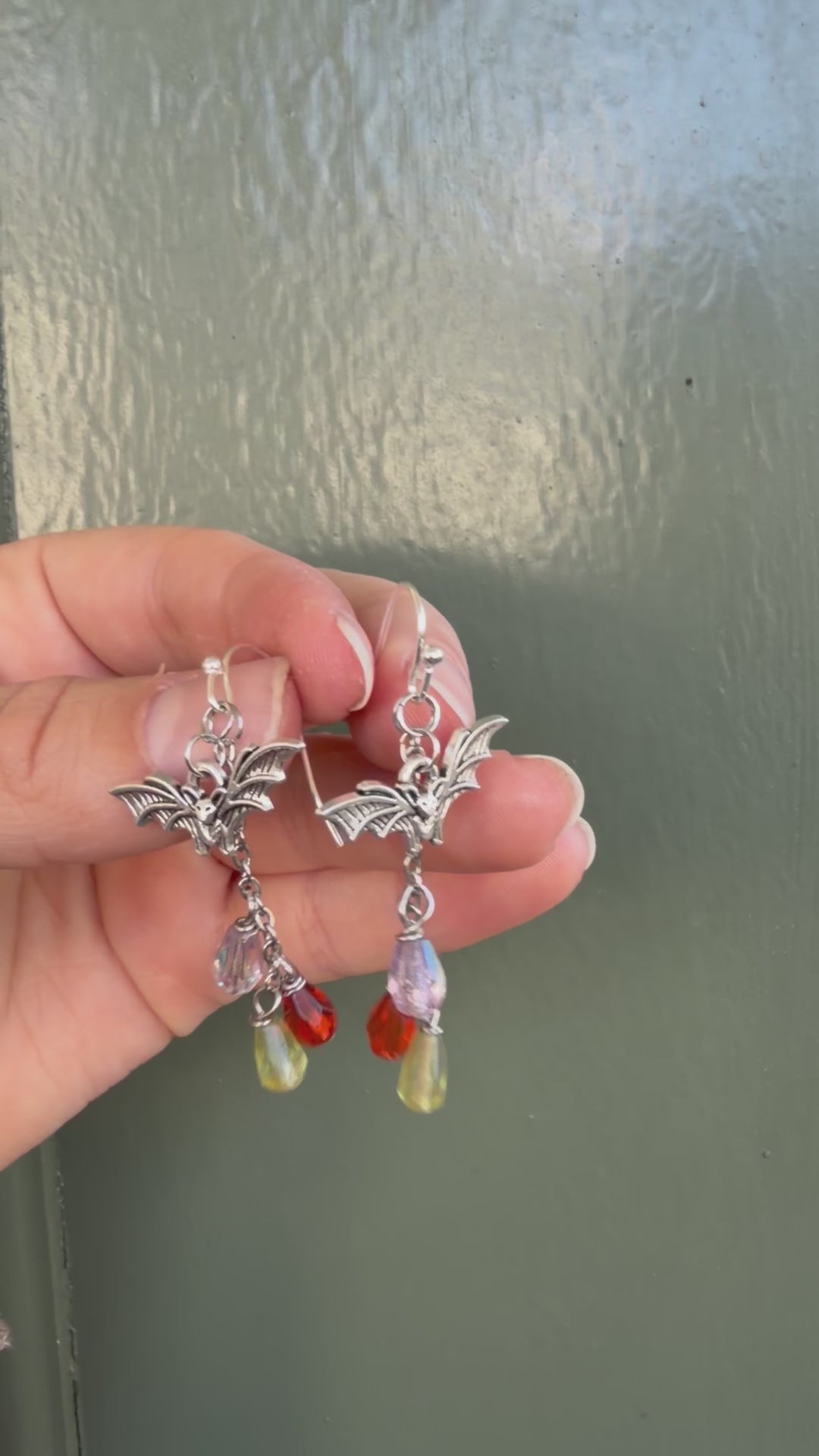 Bat Dangle Earrings