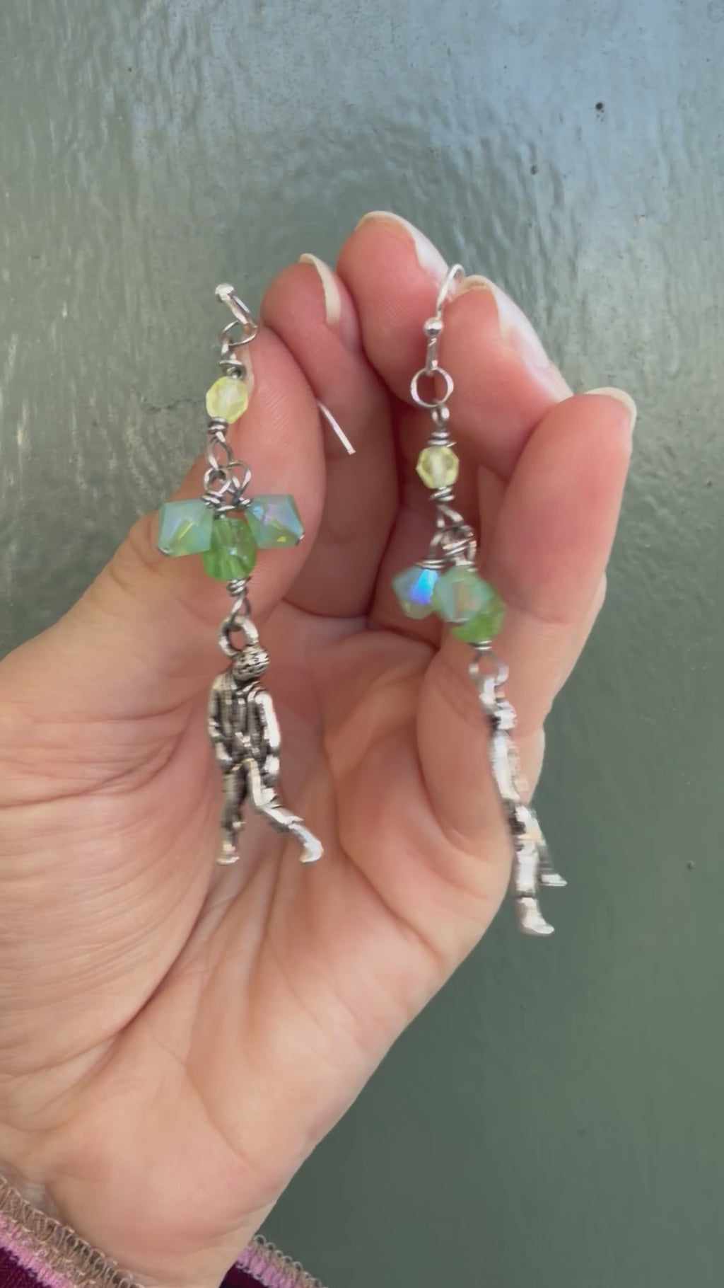 Zombie Dangle Earrings