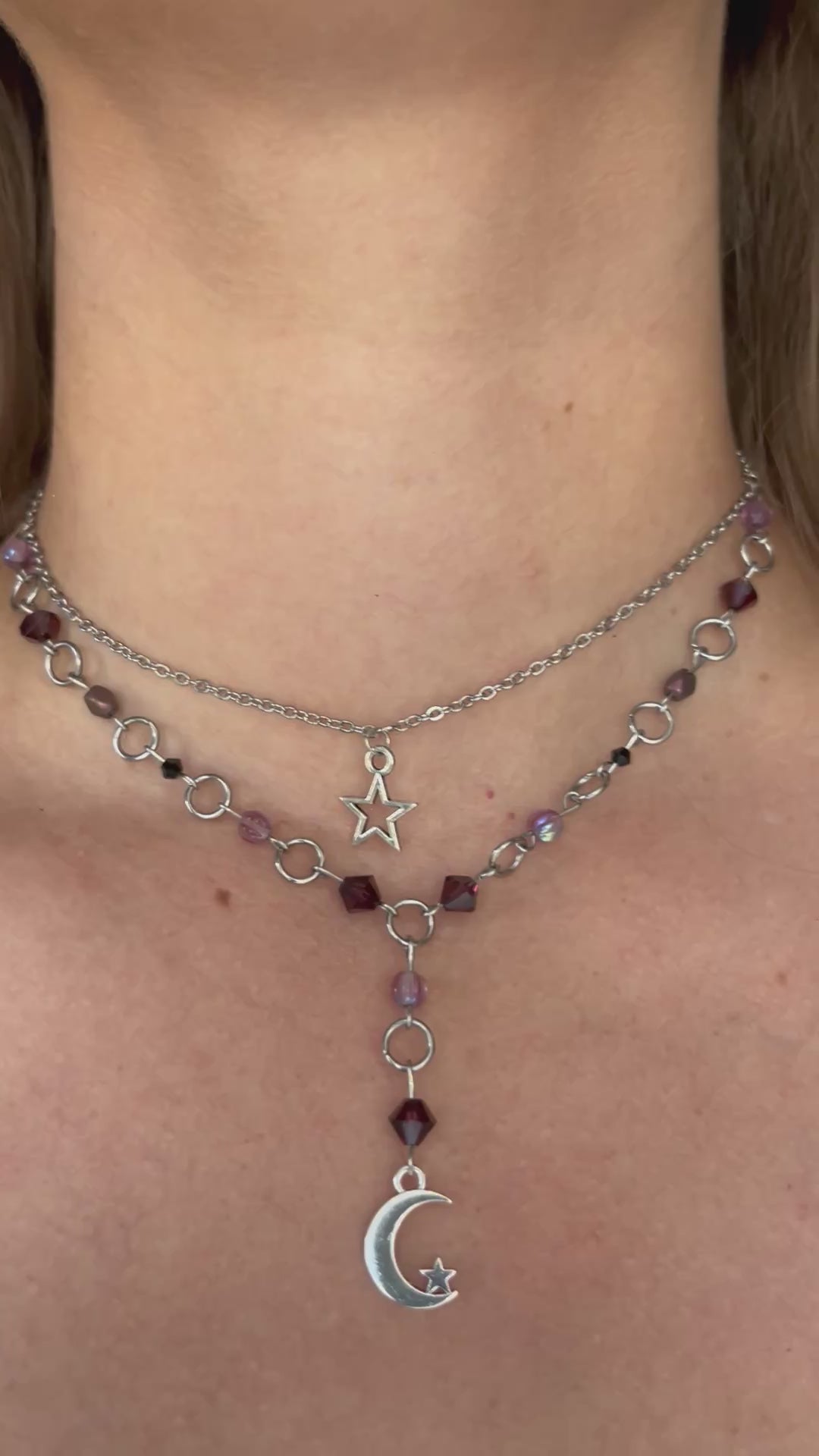 Midnight Stardust Choker Necklace