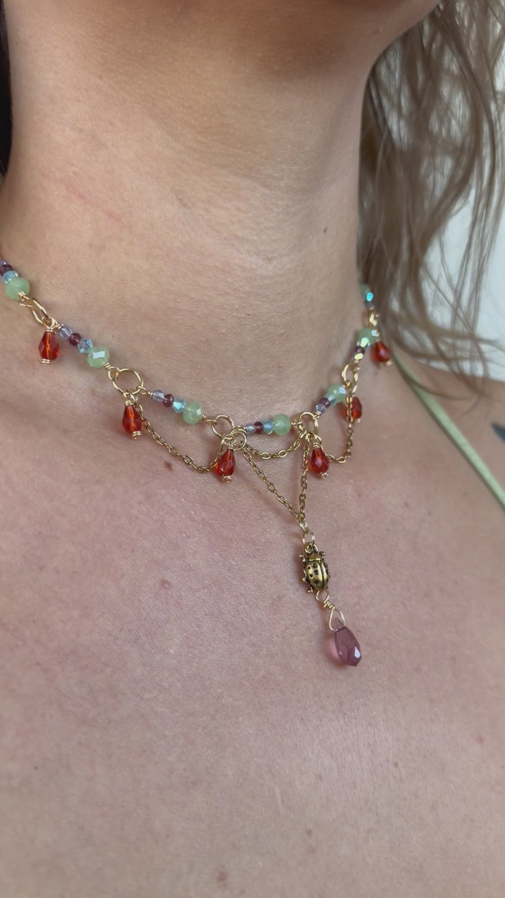 Lady of the Bugs Necklace